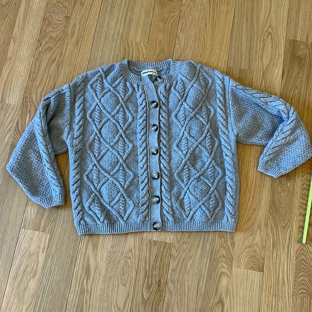 ANTHROPOLOGIE Cardigan in Grey XS